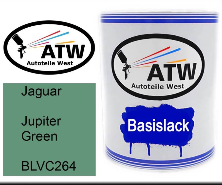 Jaguar, Jupiter Green, BLVC264: 1L Lackdose, von ATW Autoteile West.